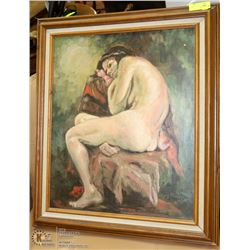 ESTATE 25" X29" NUDE CANVAS PICTURE