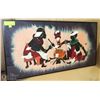 Image 1 : FRAMED AFRICAN 31" X16" PICTURE