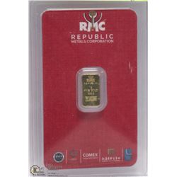 1 GRAM GOLD BAR
