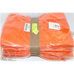 4 STEINER RETARDANT SHOP JACKETS SIZE 2XL ORANGE