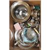 Image 1 : ESTATE BOX OF ASSORTED SILVERPLATED SERVERS