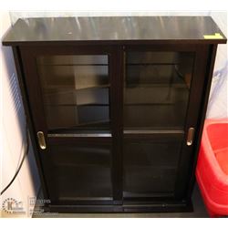 ENTERTAINMENT STAND WITH SLIDING DOORS 32"X9"X39"H