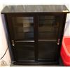 Image 1 : ENTERTAINMENT STAND WITH SLIDING DOORS 32"X9"X39"H