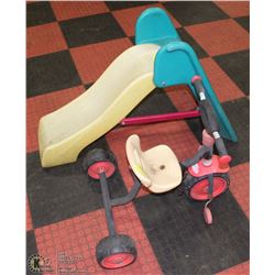 LIL TYKES TODDLER SLIDE SOLD WITH SMALL RED