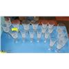 Image 1 : LOT OF CRYSTAL GLASSES