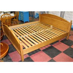 KING SIZE PINE BED FRAME