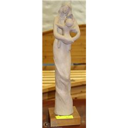 ESTATE SOLID WOOD BASE EMBRACE ORNAMENT
