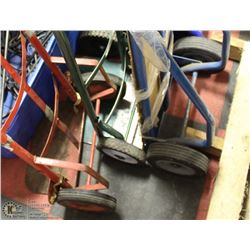 LOT OF 3 ASSORTED 2 WHEEL DOLLYS