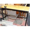 Image 1 : WORK BENCH WITH VISE SOLD WITH PATIO CHAIR