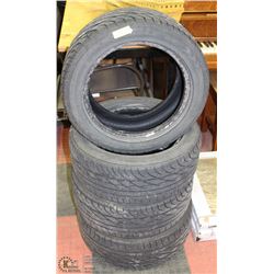 4 GOODYEAR EAGLE GT TIRES M+S 205/55/R16