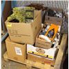 Image 1 : PALLET OF MISC HOUSEHOLD INCL VINTAGE GLASSWARE,