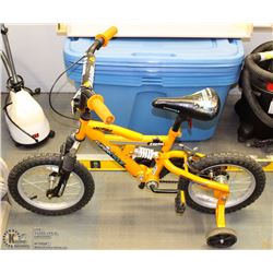 KIDS SUPERCYCLE DUAL SHOCK BIKE WITH TRAINING