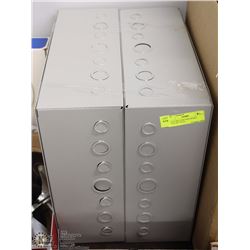 2 ELECTRIC JUNCTION BOXES 16"X16"X6" EACH