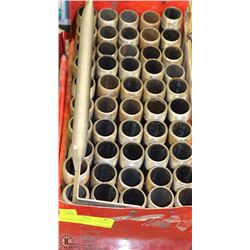 CARRYING TRAY WITH ASSORTED LENGTHS OF NIPPLES