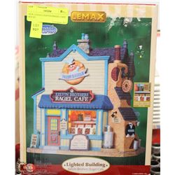 NEW LEMAX LIGHTED BAGEL CAFE HOUSE