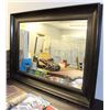 Image 1 : 44"X32" DARK MAHOGANY MIRROR