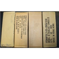 FLAT OF 4 CASES OF  SCENTED TEA LIGHT CANDLES