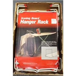 FLAT OF IRONING BOARD HANGER RACKS
