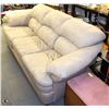 Image 1 : BEIGE LEATHERETTE SOFA