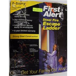 FIRST ALERT STEEL FIRE ESCAPE LADDER   15 FT LONG