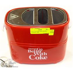 COCA COLA HOT DOG AND BUN TOASTER   NEW