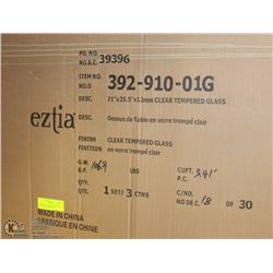 NEW EZTIA CLEAR TEMPER GLASS FOR DININGROOM TABLE