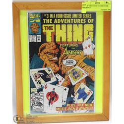 THE THING ISSUE #3 COMIC BOOK DISPLAY