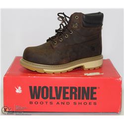 WOLVERINE SIZE 8 MENS STEEL TOE WORK BOOTS