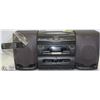 Image 1 : SONY STEREO 3-CD CHANGER, DUAL CASSETTE & COMES