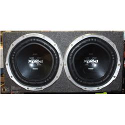 2 SONY EXPLOD 1300 WATT SUBWOOFERS IN