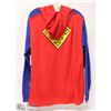 Image 2 : NEW MENS SUPERMAN ZIPPERED HOODIE WITH CAPE