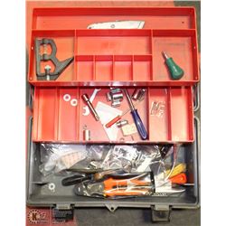 MASTERCRAFT TOOL BOX WITH CONTENTS