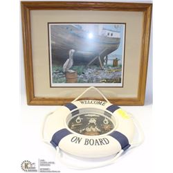 LIFESAVER "WELCOME ON BOARD" 12" &  LIMITED