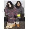 Image 1 : HANDMADE INUIT COUPLE