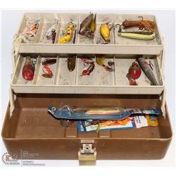 TACKLE BOX WITH TACKLE AND ACCESSORIES