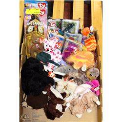 LARGE FLAT OF ASSORTED TY COLLECTIBLES