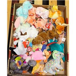 LARGE FLAT OF ASSORTED TY COLLECTIBLES