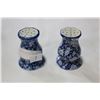 Image 1 : TWO FLOW BLUE HAT PIN HOLDERS