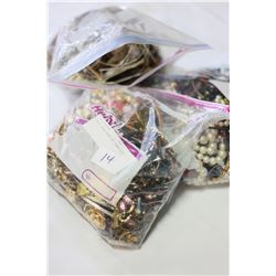 THREE LARGE BAGS OF JEWELLRY