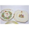 Image 1 : TWO ROYALITY PLATES AND HAND PAINTED NORITAKI PLATE