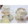 Image 2 : LOT OF TEACUPS AND SAUCERS