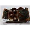 Image 1 : WOOD CARVED EASTERN TEASET