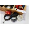 Image 1 : LOT OF WOOD AND LEATHER BRACELETS