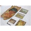 Image 2 : TREE BARK PAINTING AND UNIQUE METAL FRAMED PICTURES