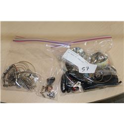 TWO BAGS OF JEWELLRY