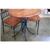Image 1 : MAPLE TOP 3-PIECE BISTRO SET
