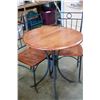Image 2 : MAPLE TOP 3-PIECE BISTRO SET