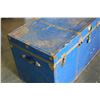 Image 2 : BLUE AND BLACK STORAGE TRUNK WITH CONTENTS