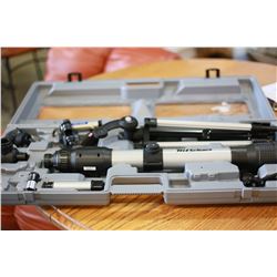 TELE-SCIENCE TELESCOPE 450 POWER 50MM IN GREY CASE