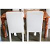 Image 3 : SET OF SIX UPOLSTERED MODERN DINING CHAIRS